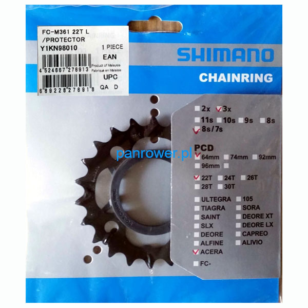 Chain Ring Shimano FCM361 22T